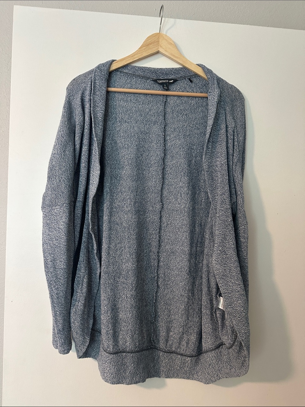 Toad&Co Open-Front Organic Cotton Cardigan Sweater